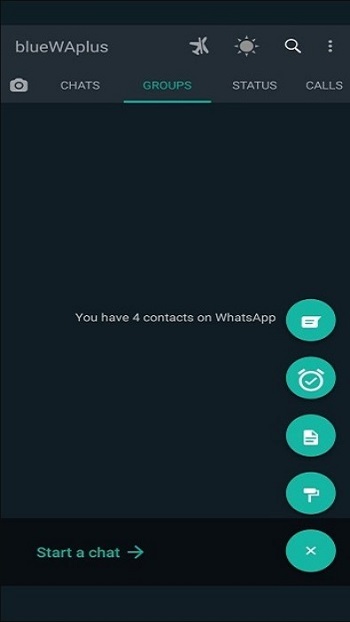 blue whatsapp apk