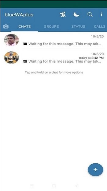 blue whatsapp download