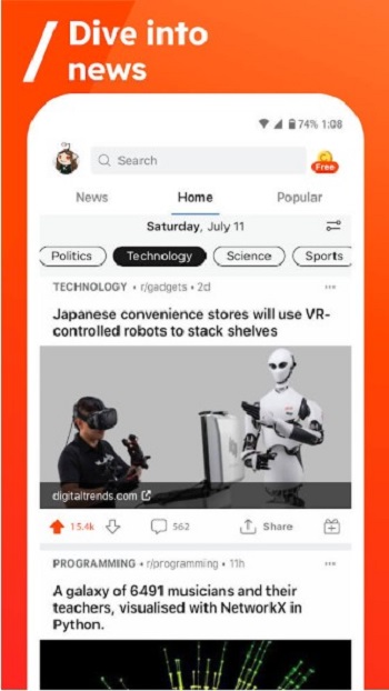 reddit apk android