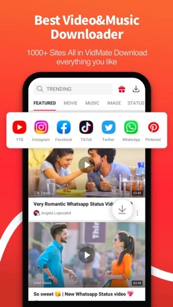 vidmate apk unduh